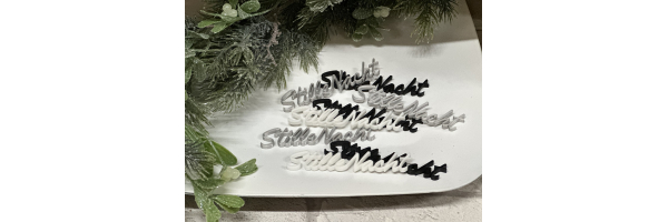 3D Druck Schriftzüge