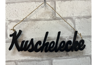 Schriftzug: Kuschelecke