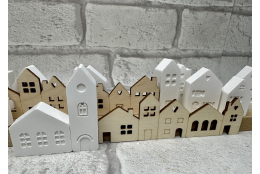 Holzleiste Mini Häuser