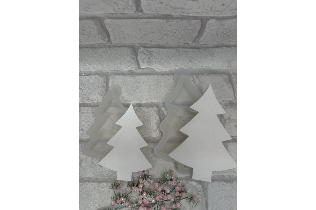 Moule Silicone Noël Sapin De Noël 8,5x7,2cm - Pour Résine Époxy - Déco DIY
