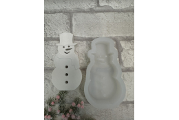 Silikonform: Schneemann, mittel