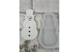 Silikonform: Schneemann, mittel