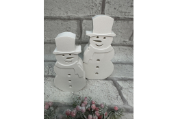 Silikonform: Schneemann, mittel