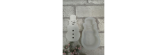 Silikonform: Schneemann, mittel