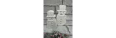 Silikonform: Schneemann, mittel