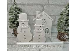 Silikonform: zauberhaftes Winterhaus