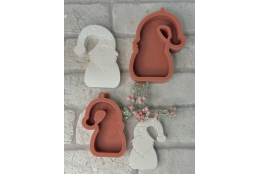 Silikonform: Wichtel, klein und groß