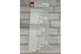 Papier Silhouette Bergdorf ( 2 Stück)