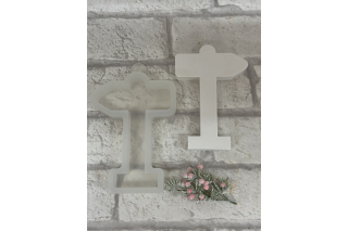 Silikonform: Schild mit Pfeil