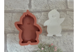 Silikonform: Pinquin, klein