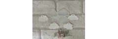 Silikonform: Wolken ( 4 Stück)