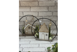 Bastelset: Holzhaus im Leuchtring