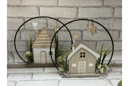 Bastelset: Holzhaus im Leuchtring