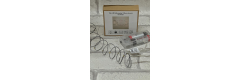 LED Microkette (10 Birnchen) mit Batteriefach und 6hTimer, Kabel schwarz
