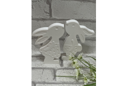 Silikonform: Hase Mädchen