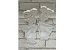 Silikonform: Hase Mädchen