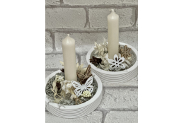 Streudekoration 24 tlg. Blumen oder Schmetterlinge