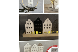 Silikonform: Nordic Häuser 3 tlg.