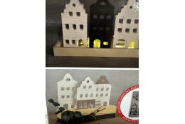 Silikonform: Nordic Häuser 3 tlg.