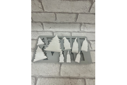 Silikonform: Wichtelfamilie 9 tlg.