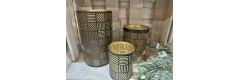 Metall Kerzenhalter 3 er Set