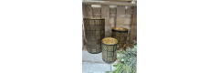 Metall Kerzenhalter 3 er Set