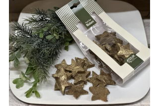 Kokosnuss Sterne, gold