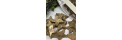 Kokosnuss Sterne, gold
