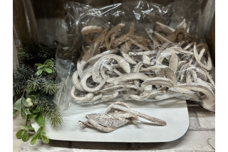 XXL Paket Cocos Scheiben, white washed