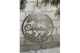 Metall Hänger Christmas, Größe S 4 Stück