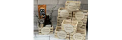 Holzkiste " Männerwellness"