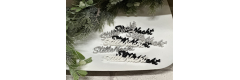 3D Schriftzug: Stille Nacht ( 8 Stück)