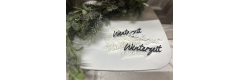 3D Schriftzug: Winterzeit ( 8 Stück)