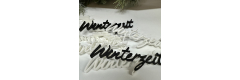 3D Schriftzug: Winterzeit ( 8 Stück)