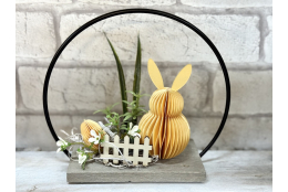 Bastelset: Falthase im  kleinem Ring