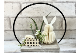 Bastelset: Falthase im  kleinem Ring