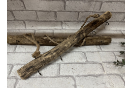 Holzast mit Haken