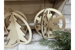 Baumanhänger 3d, 6er Set