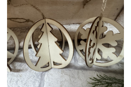Baumanhänger 3d, 6er Set
