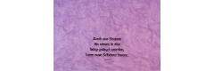 Auch aus Steinen die einem in den Weg gelegt werden, kann man Schönes bauen