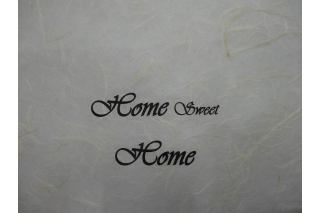 HOME SWEET HOME
